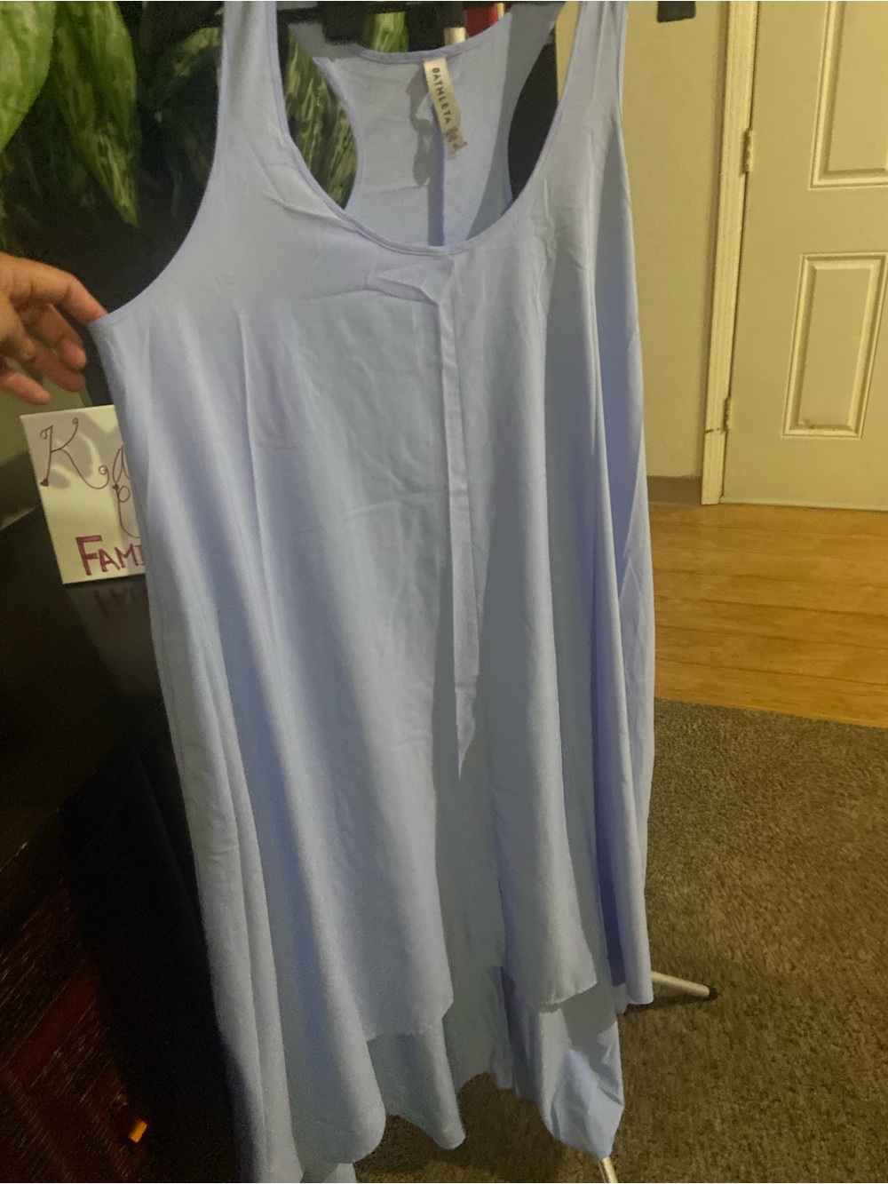 lululemon athletica Light Blue Flowy Tank Tunic